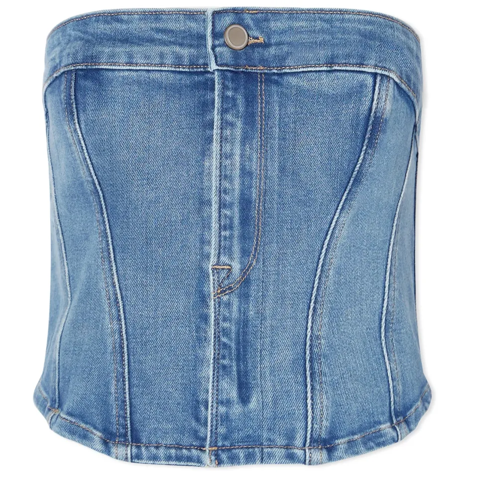 Denim Tube Top