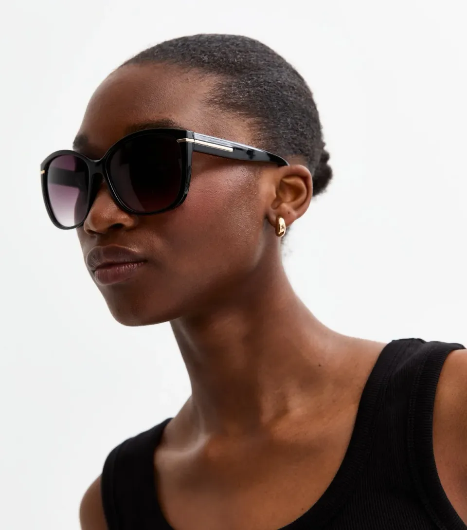 Black Oversized Sunglasses