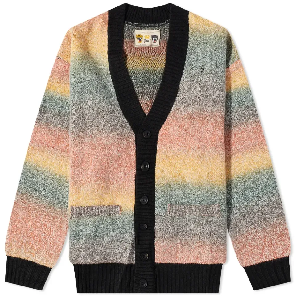 Space Dye Knitted Cardigan