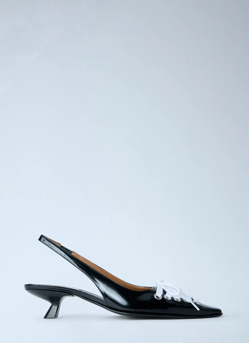Slingback Kitten Heel Pumps