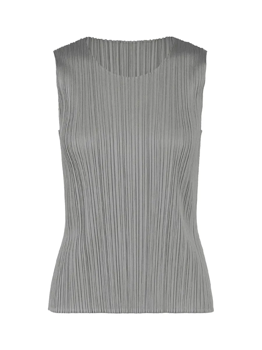 Pleats Please Basics Top Grey