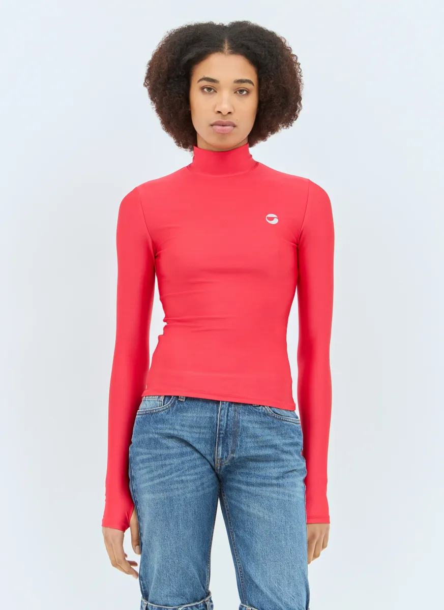 Tight High Neck Top
