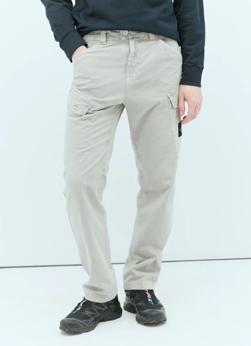 Logo Patch Cargo Pants