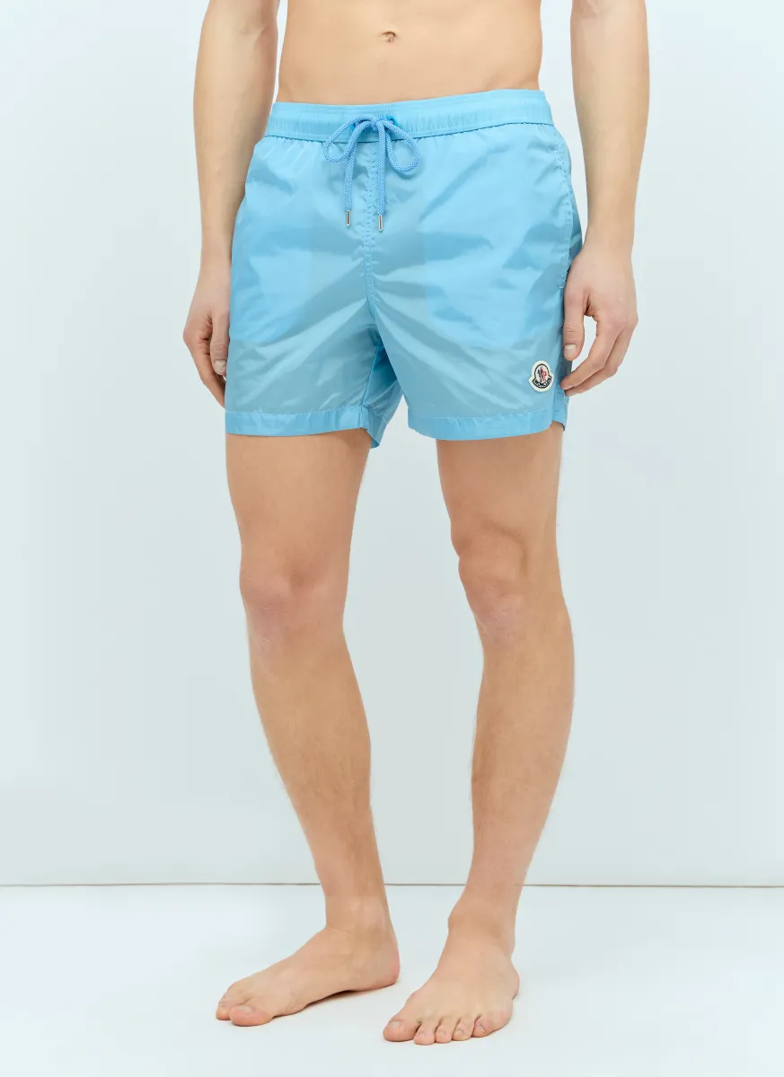 Logo Patch Swim Shorts