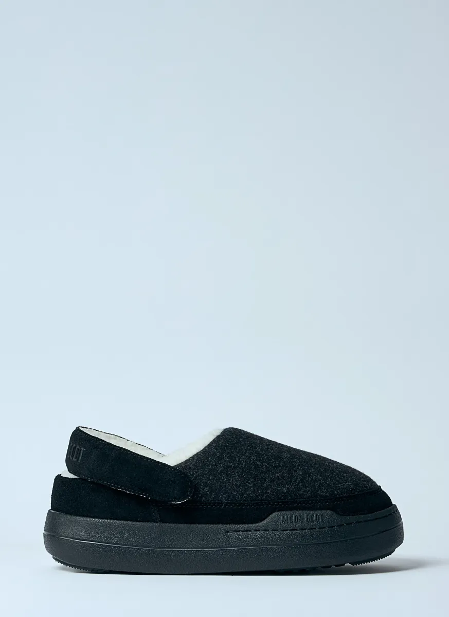 Park Clog Felt Mules
