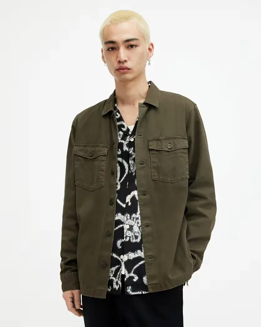 Spotter Long Sleeve Military Overshirt