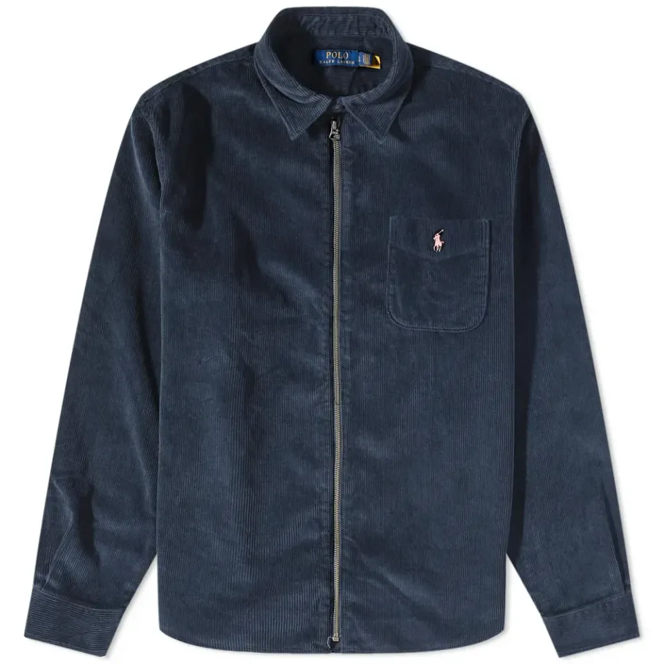 Corduroy Zip Shirt