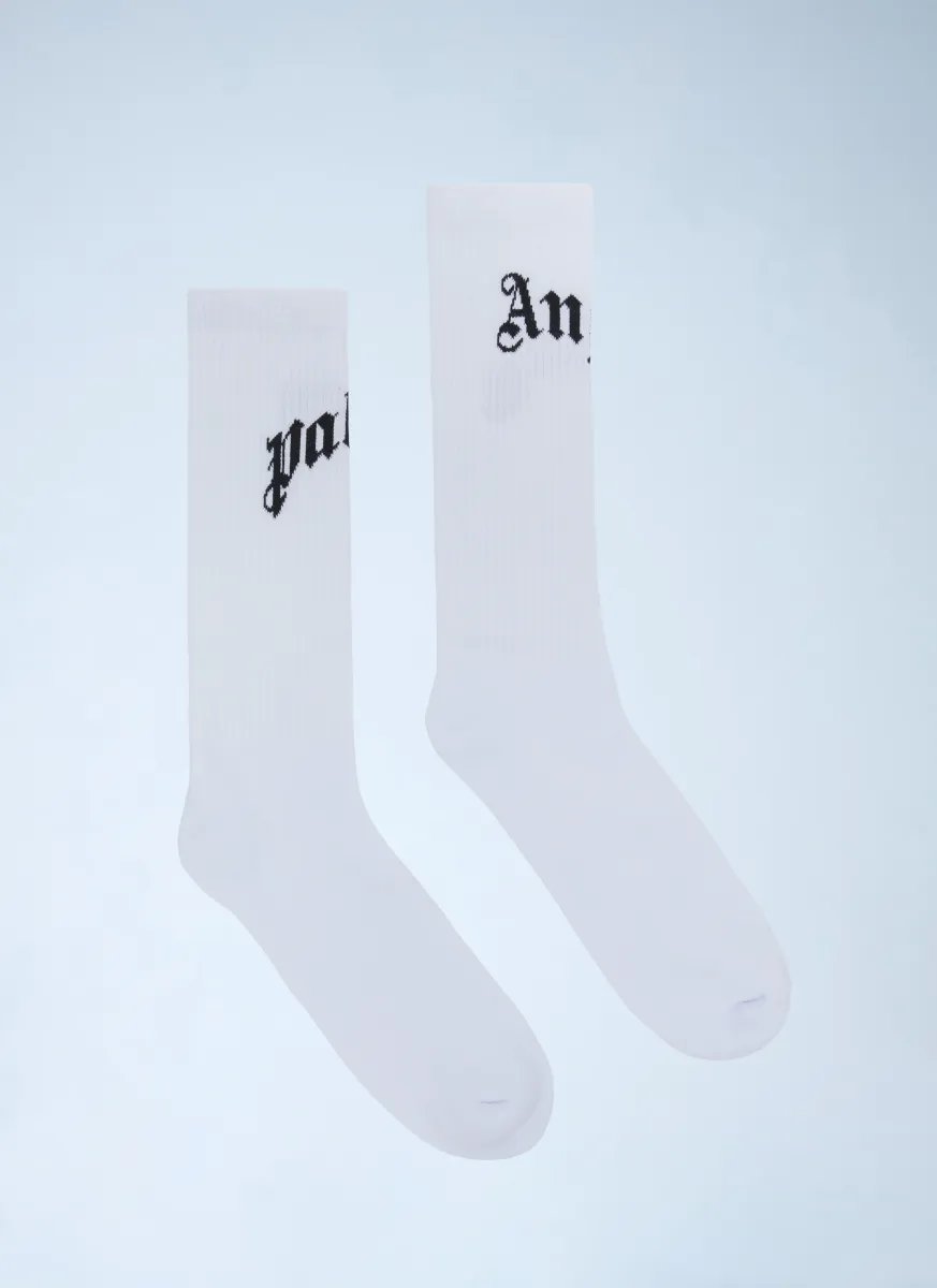 Curved Logo Socks
