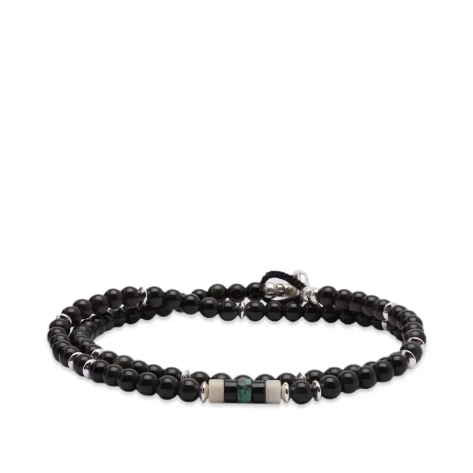 Double-Wrap Beads Bracelet