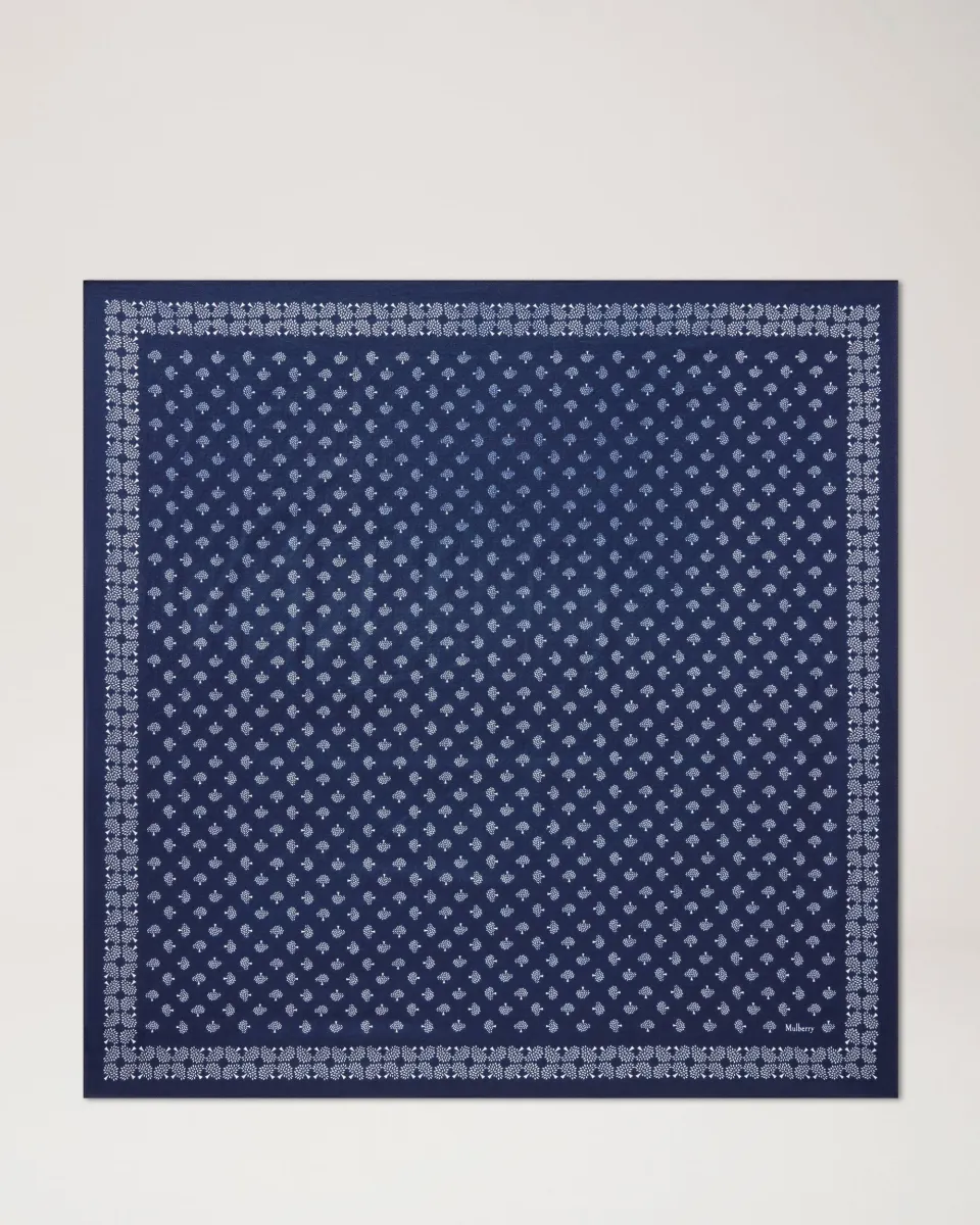Small Square Scarf - Mulberry Tree