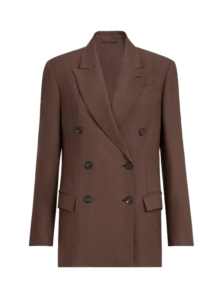 Twill Blazer Cocoa