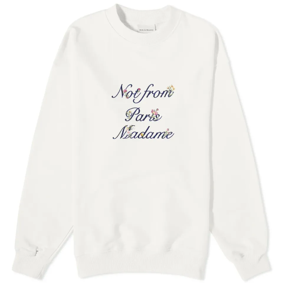 Floral Logo Crew Sweat