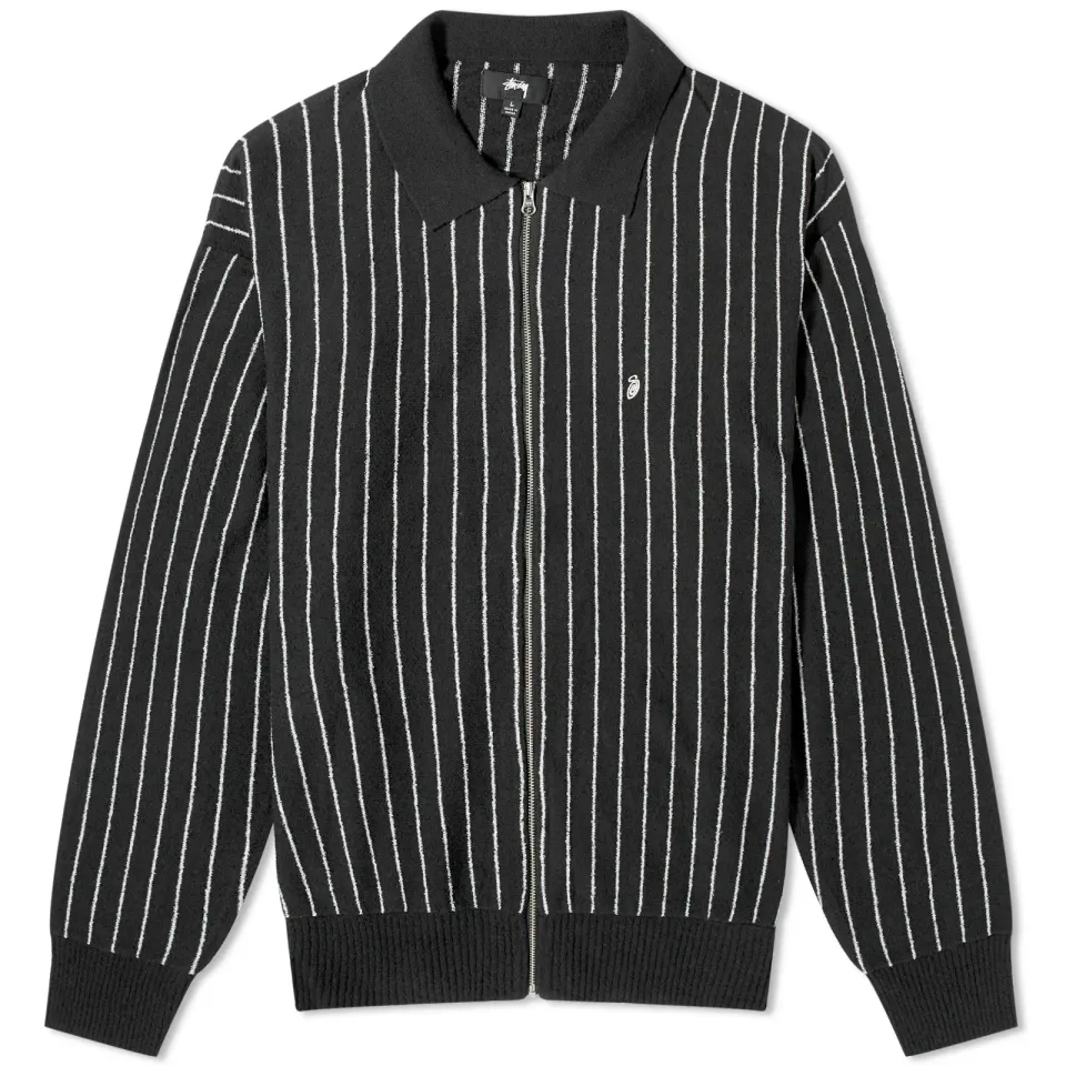 Light Weight L/S Zip Polo