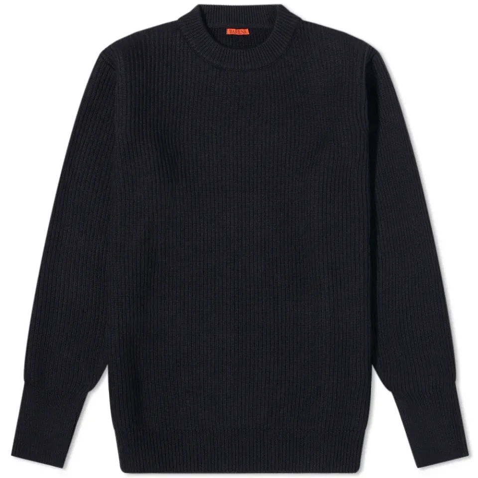 Ribbed Crew Knit
