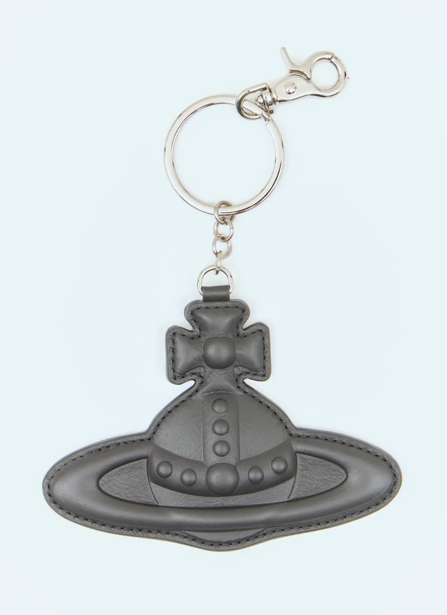 Leather Orb Keyring
