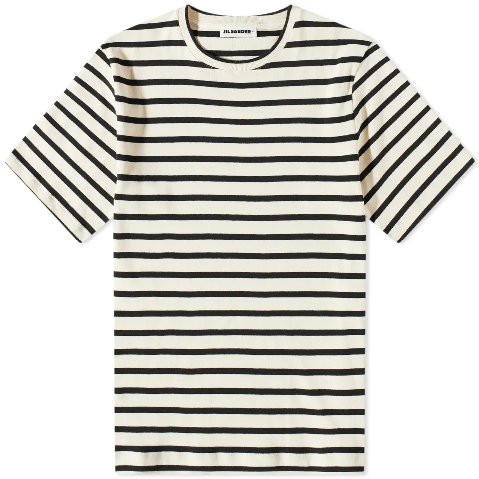 Plus Striped Back Logo T-Shirt