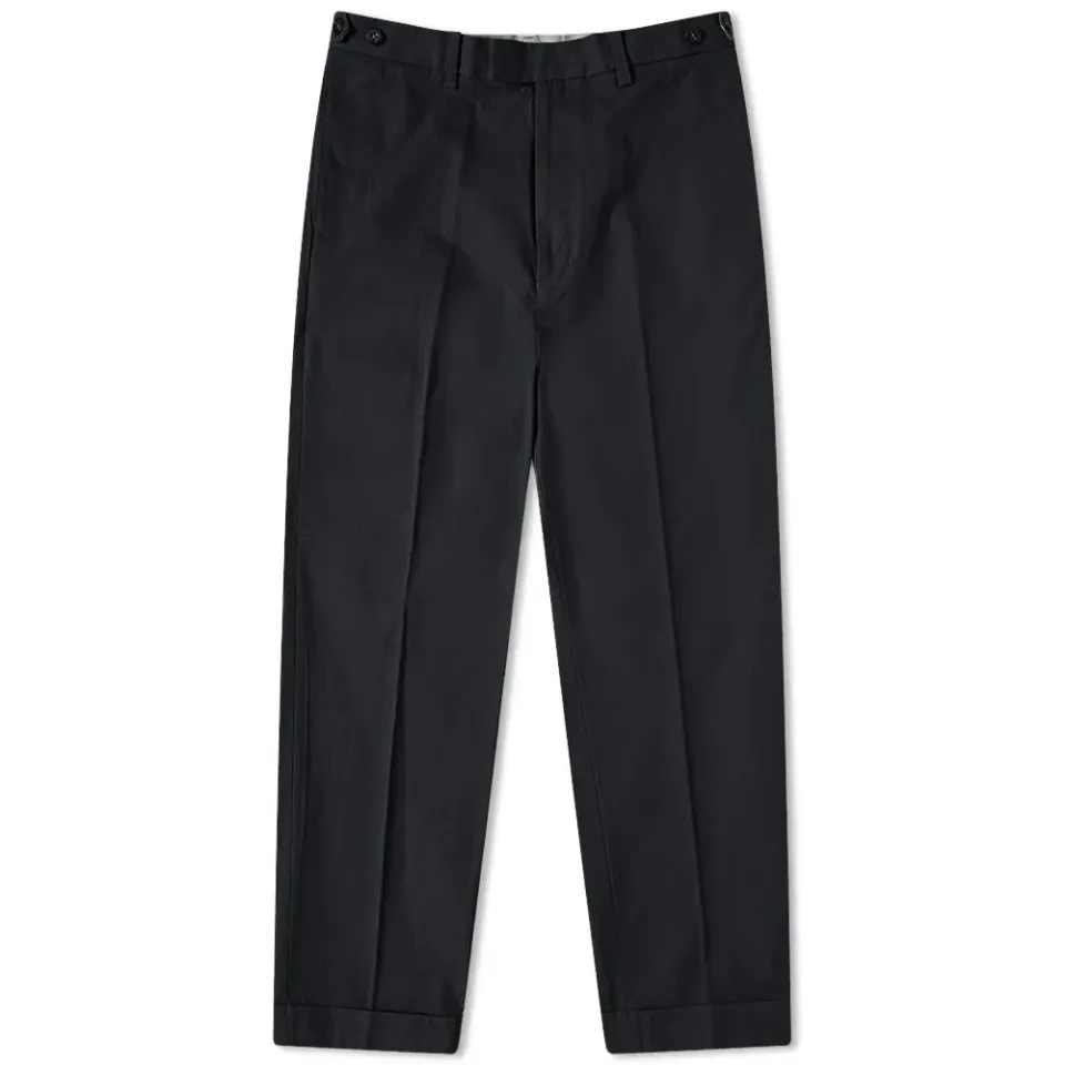 Wide Twill Trousers