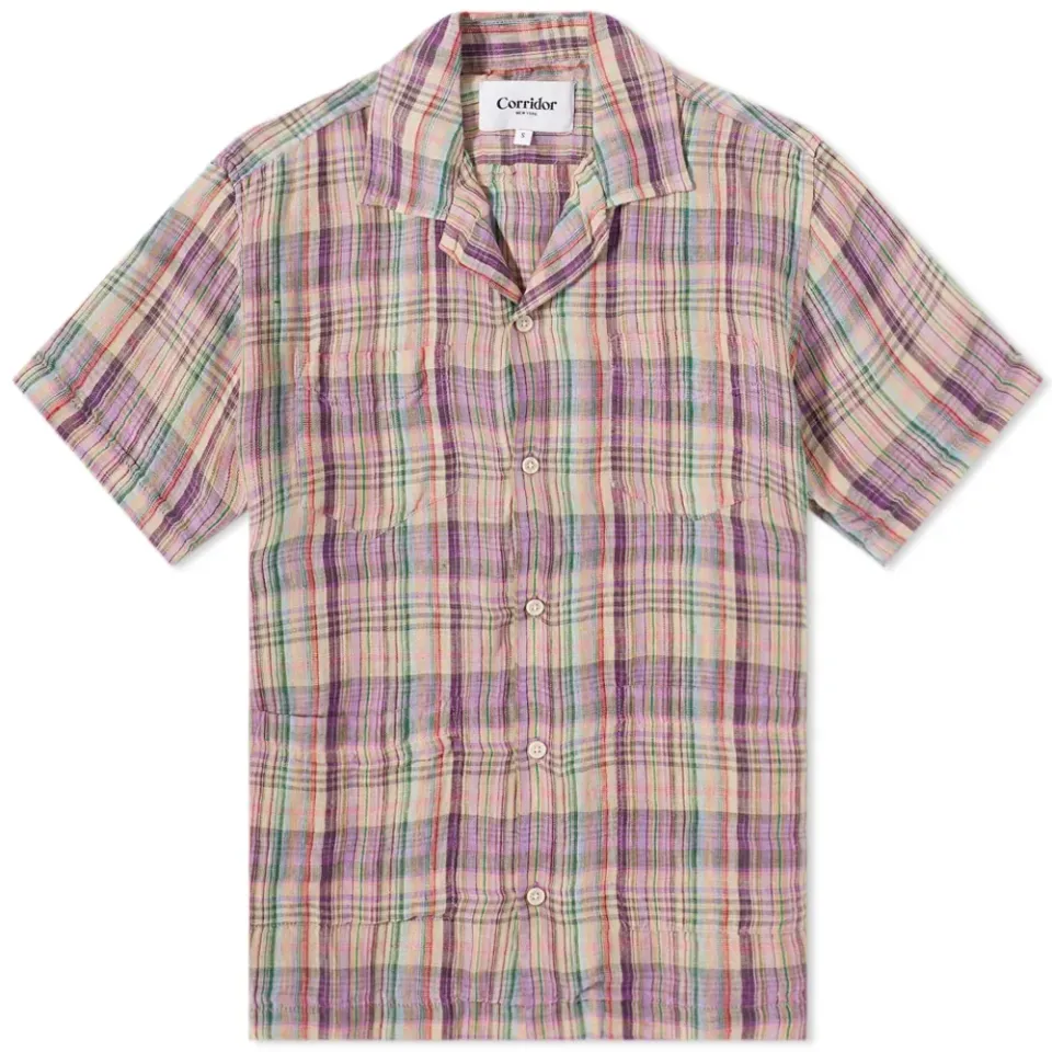 Linen Madras Vacation Shirt