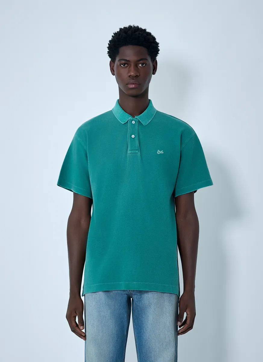 Logo Motif Polo Shirt
