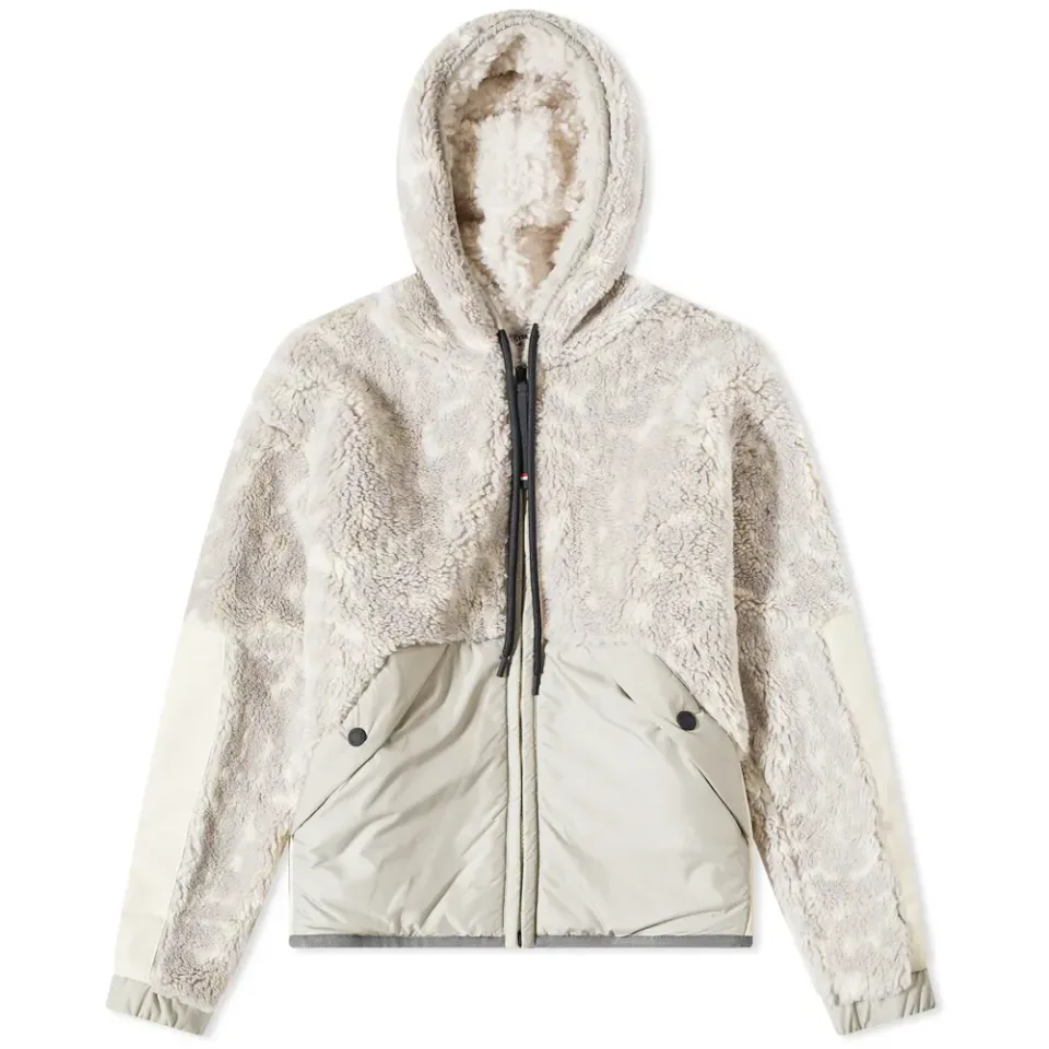 Zip Camo Hooded Fleece