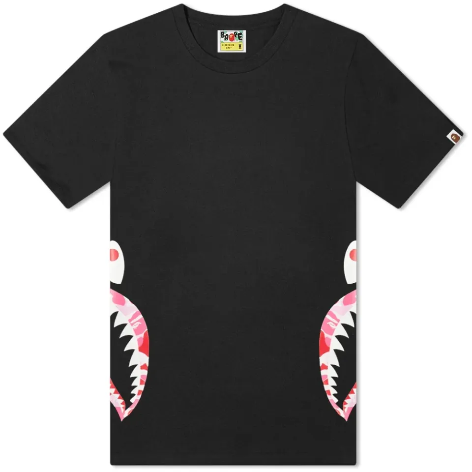 BAPE ABC Camo Side Shark T-Shirt