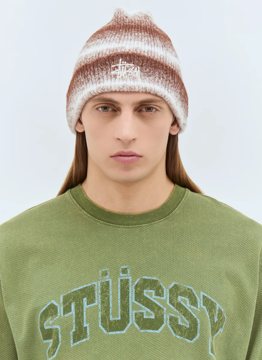 Cuff Basic Striped Beanie Hat