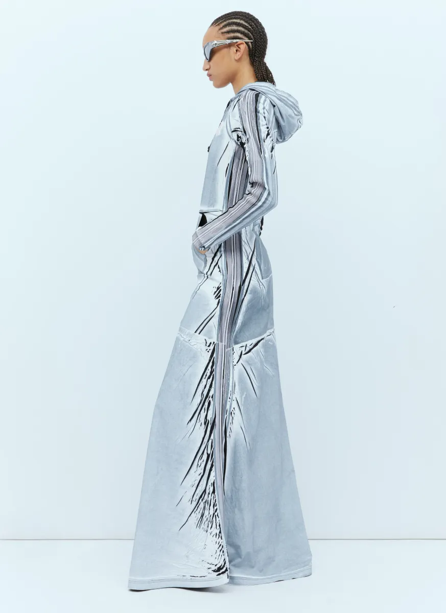 D-Aral Hooded Maxi Dress