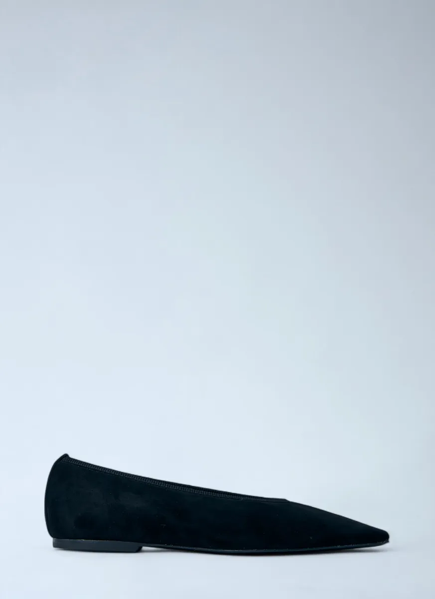 Minimalist Suede Ballerinas Flats