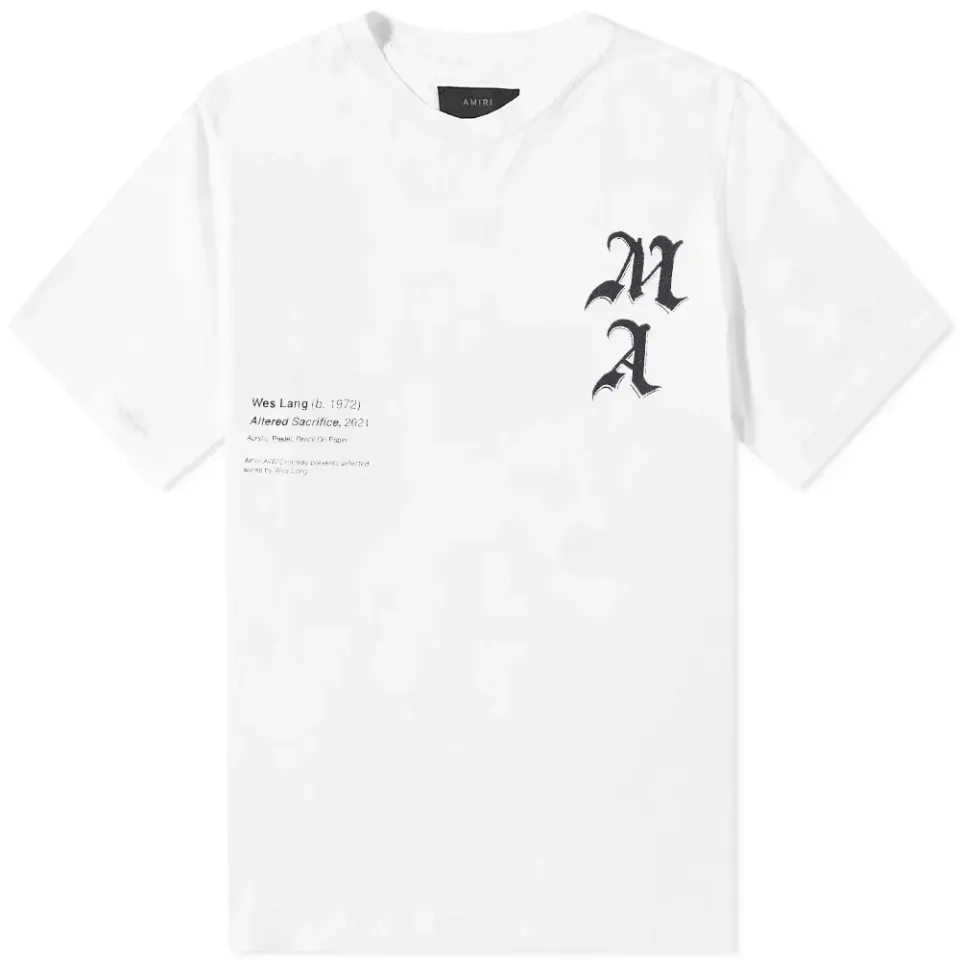 Wes Lang Checker Skull T-Shirt