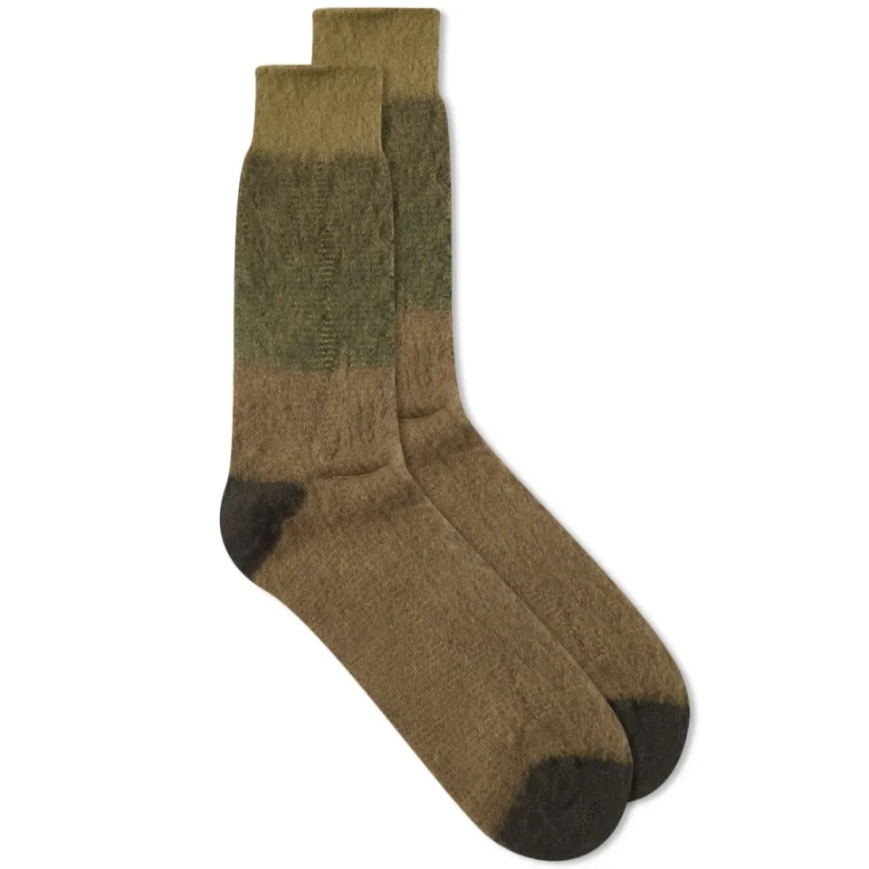 Gradation Cable Crew Sock