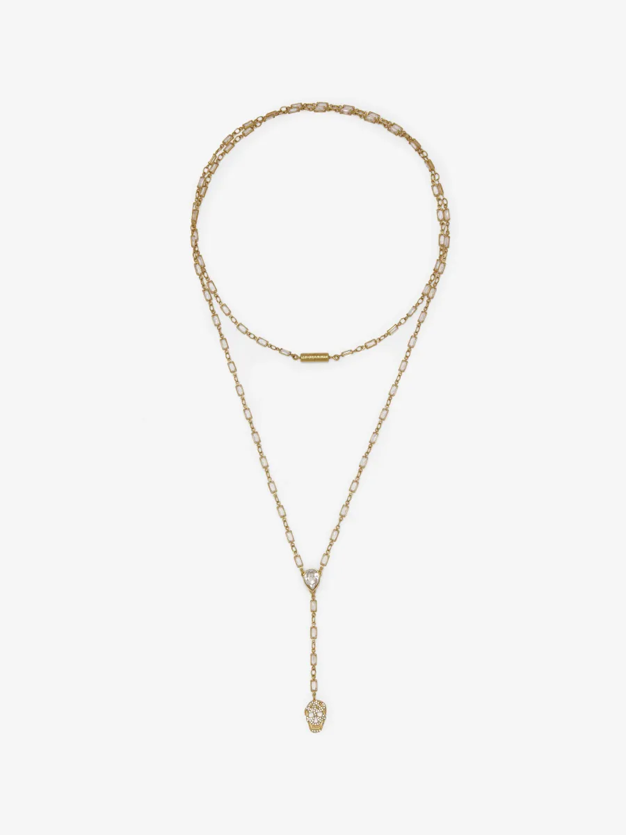 Pavé Skull Necklace