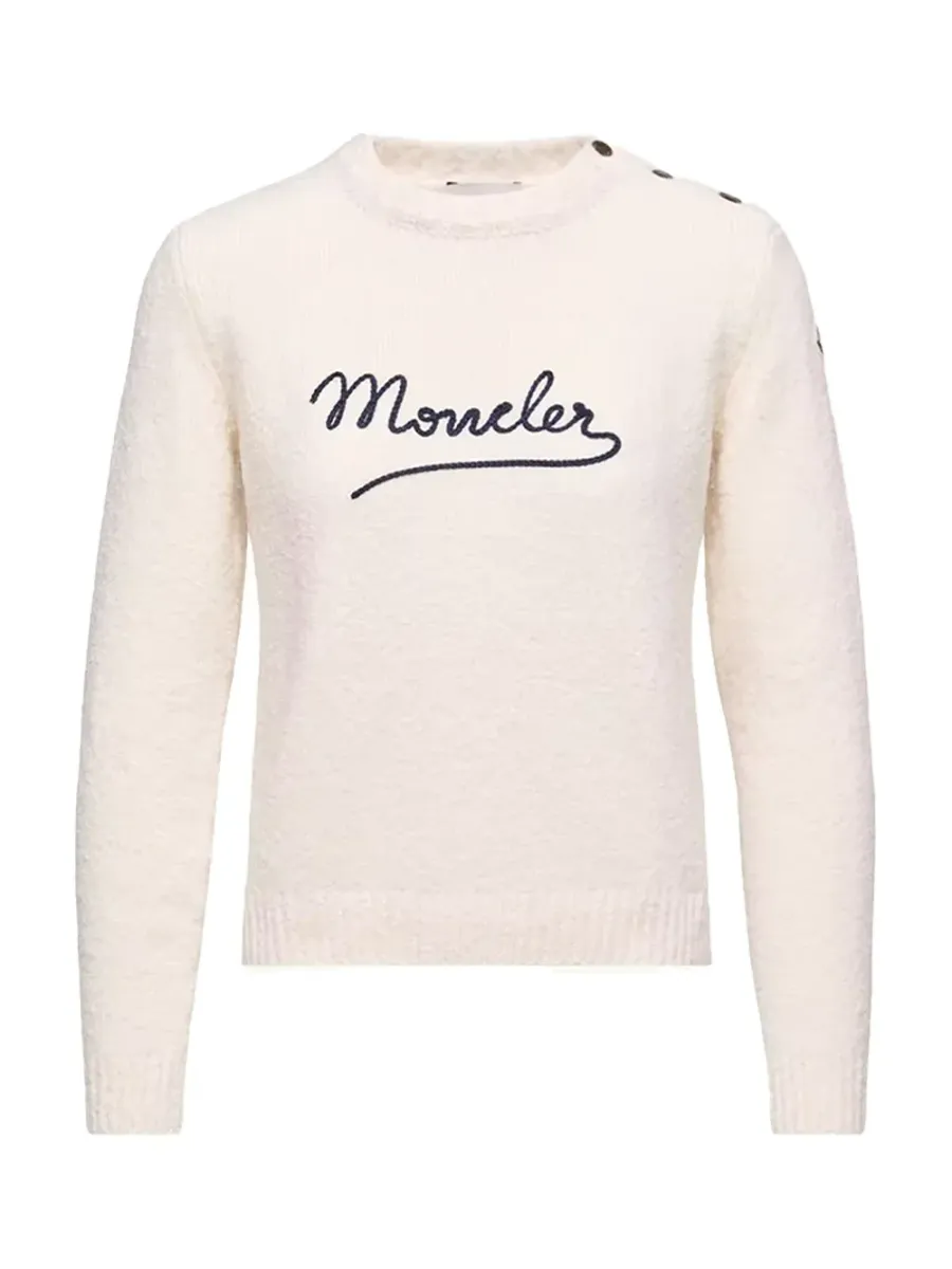 Women Girocollo Jumper White