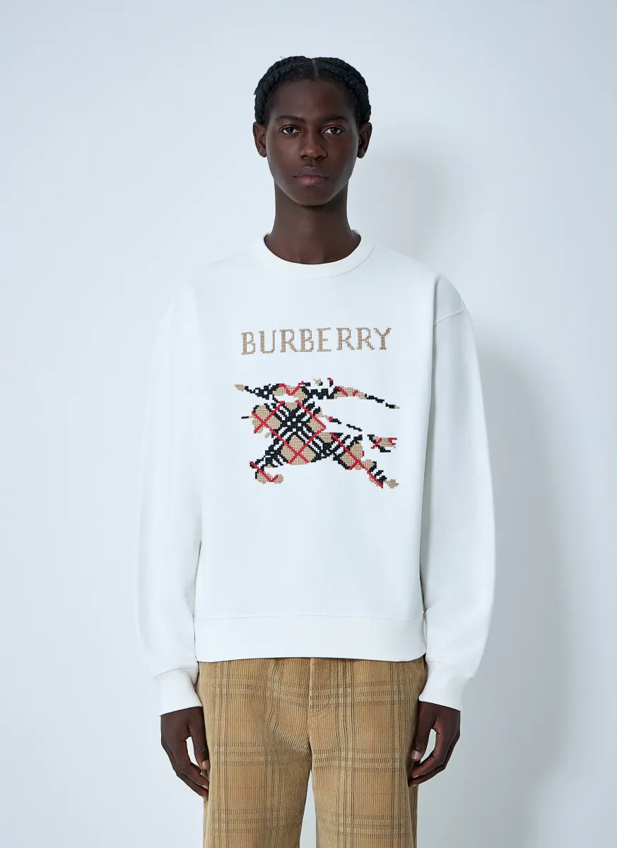 Logo Motif Sweatshirt