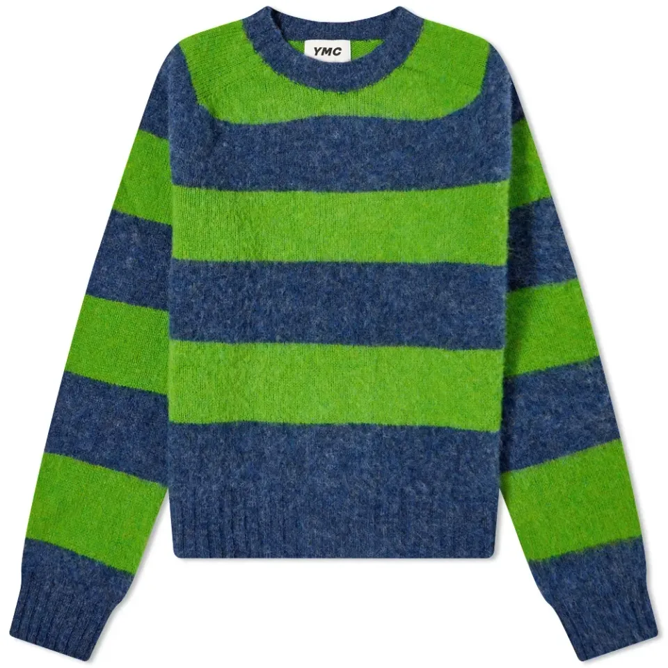 Jets Stripe Crew Knit