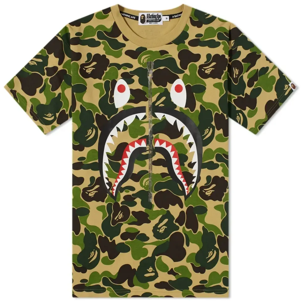 Big ABC Camo Shark T-Shirt