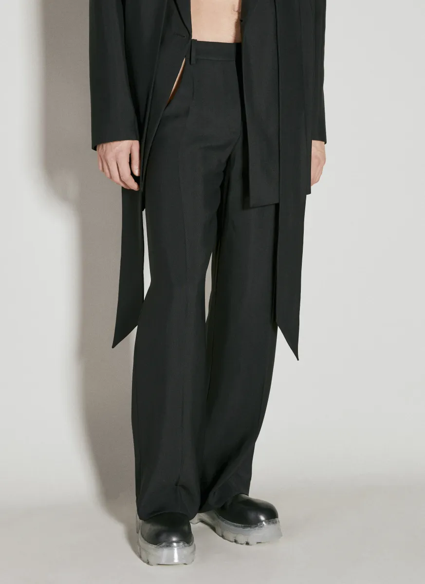Cut-Out Tailored Pants