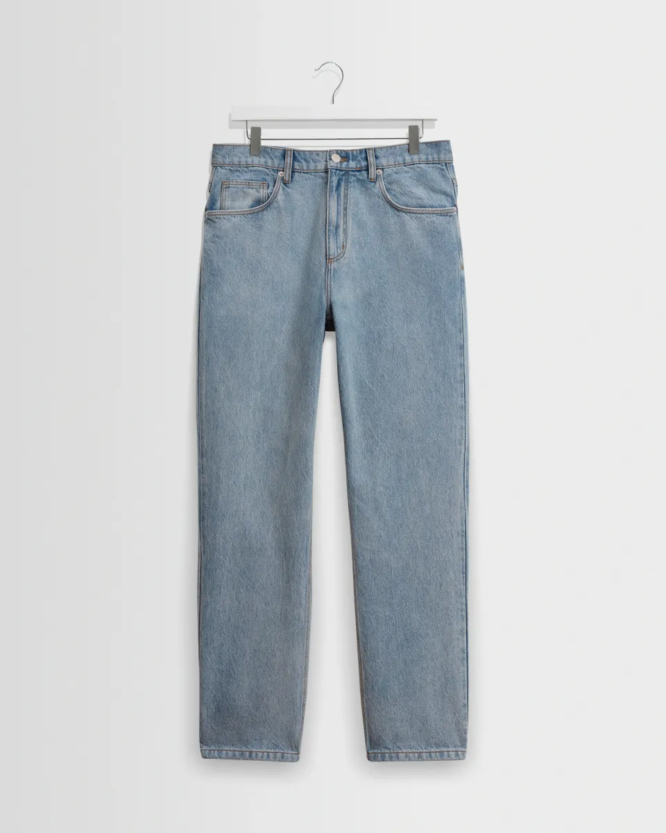 Russell - Light Blue Wash Straight Fit Denim Jeans