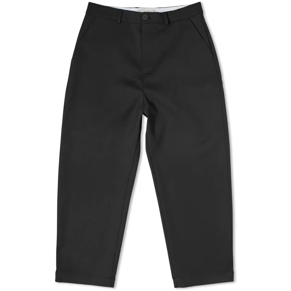 Ezra Single Pleat Tapered Pants