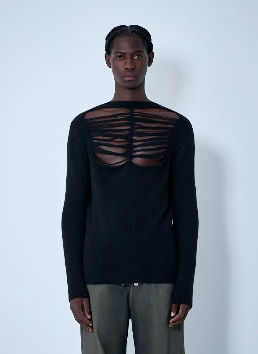 Wool-Blend Knit Top