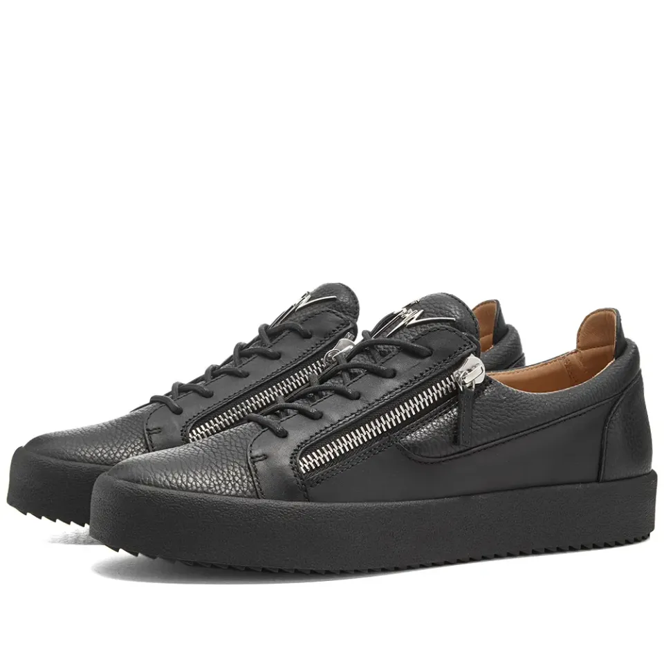 Double Zip Low Sneaker