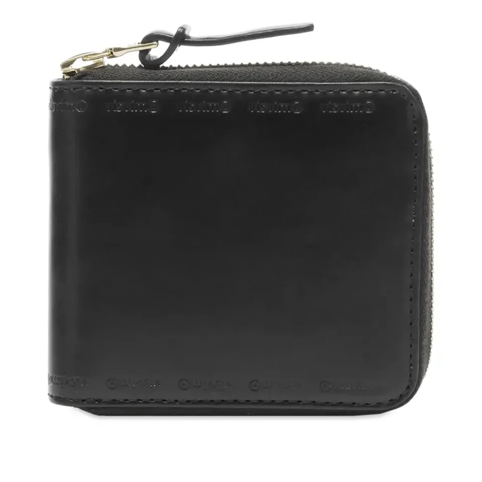 Leather Billfold Zip Wallet