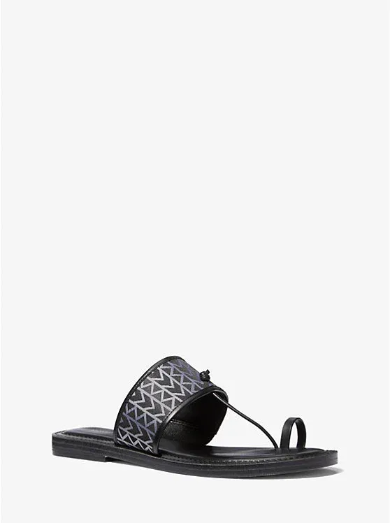 Ashtin MK2000 Logo Jacquard Sandal