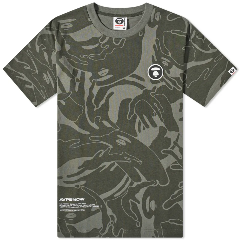 AAPE Now Camo Badge T-Shirt