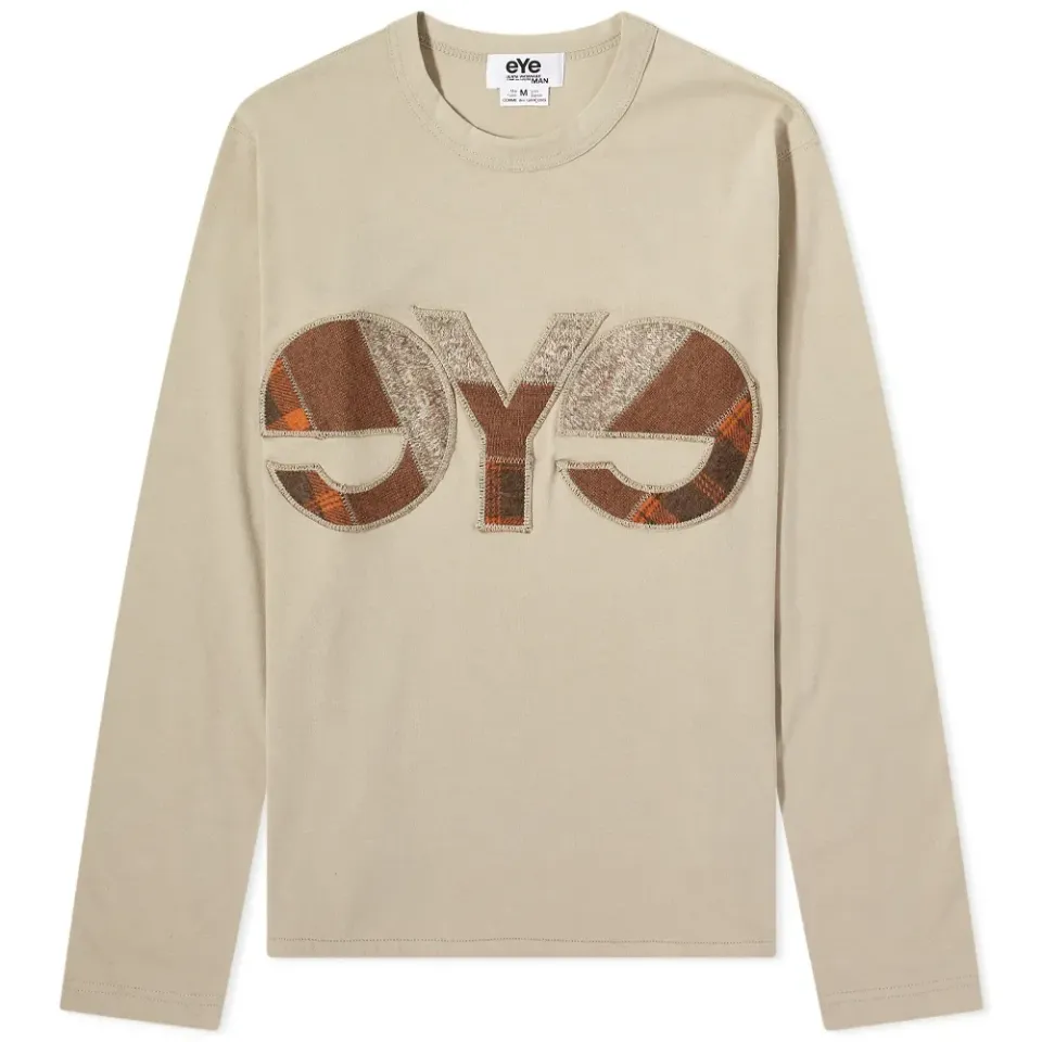x eYe Long Sleeve Logo Patch T-Shirt