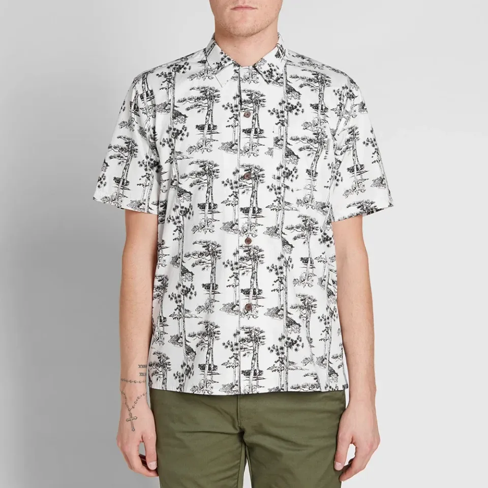 Short Sleeve Hawaiian Pine Shirt