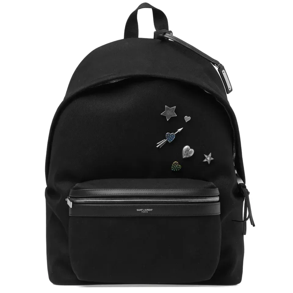 Hearts & Stars Canvas Backpack