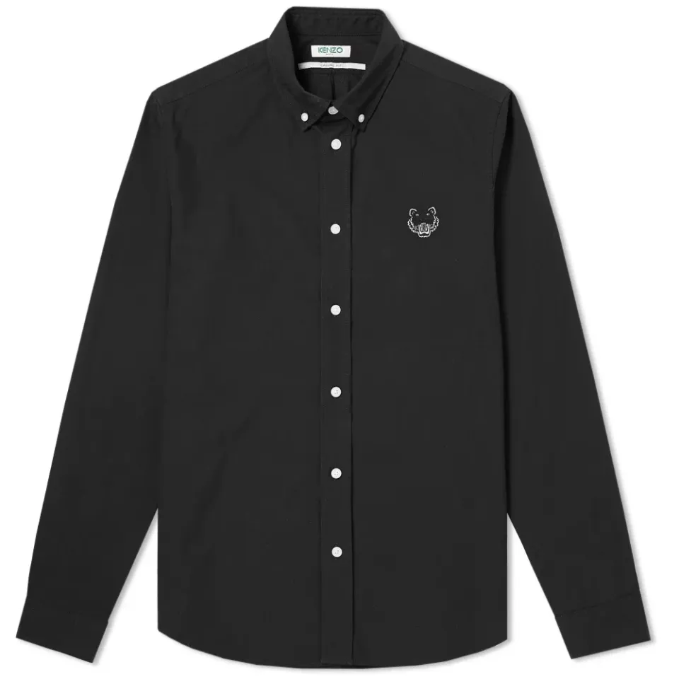 Button Down Tiger Twill Shirt