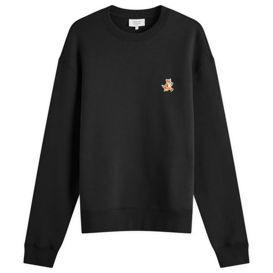 Maison Kitsuné Speedy Fox Patch Crew Sweat