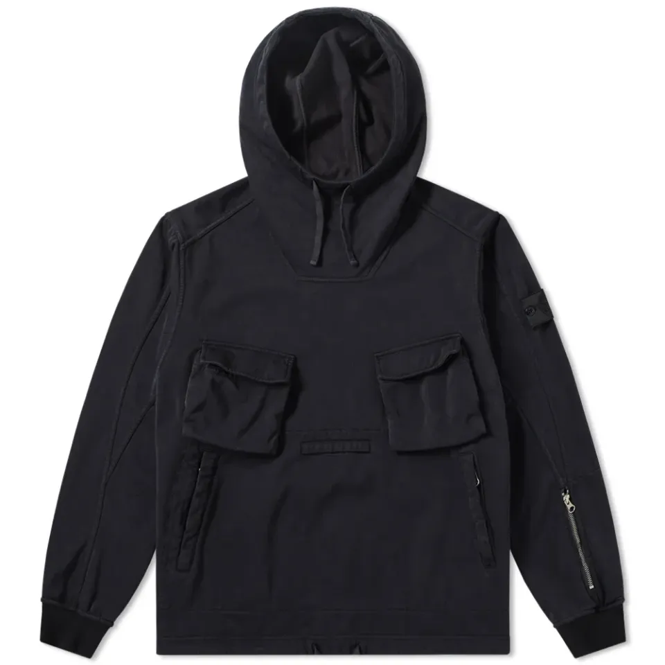 Garment Dyed Duel Jersey Knit Smock