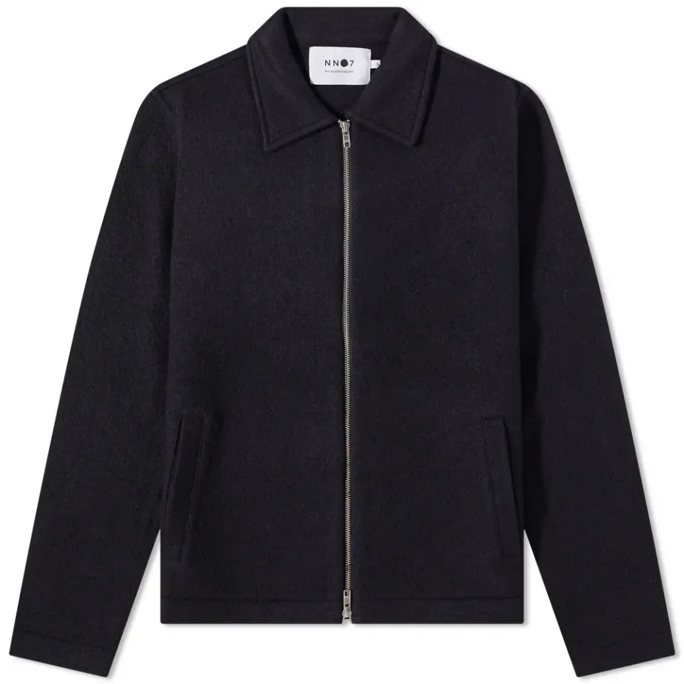 Ivan Boiled Wool Zip Jacket
